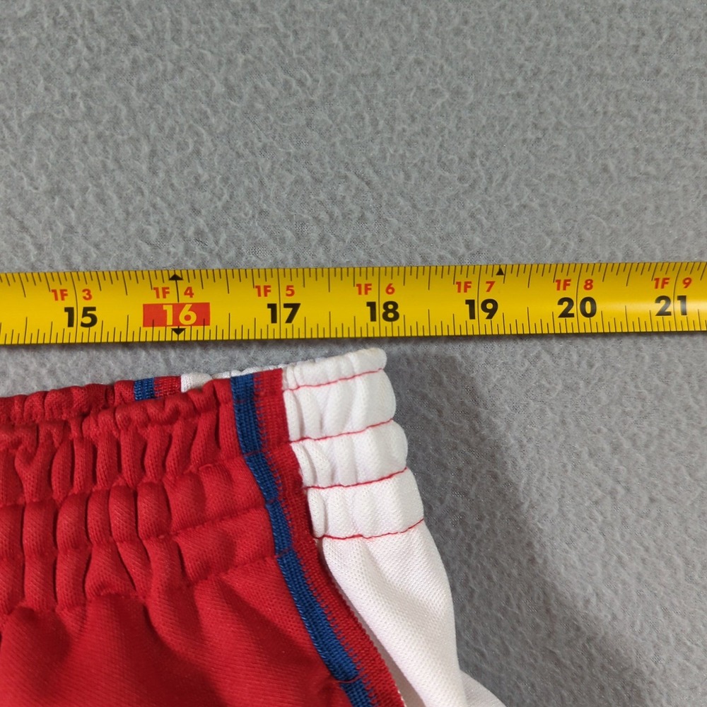 Nike Philadelphia 76ers Warm Up Pants Mens XL Red NBA Breakaway Stars Vintage - Picture 9 of 12